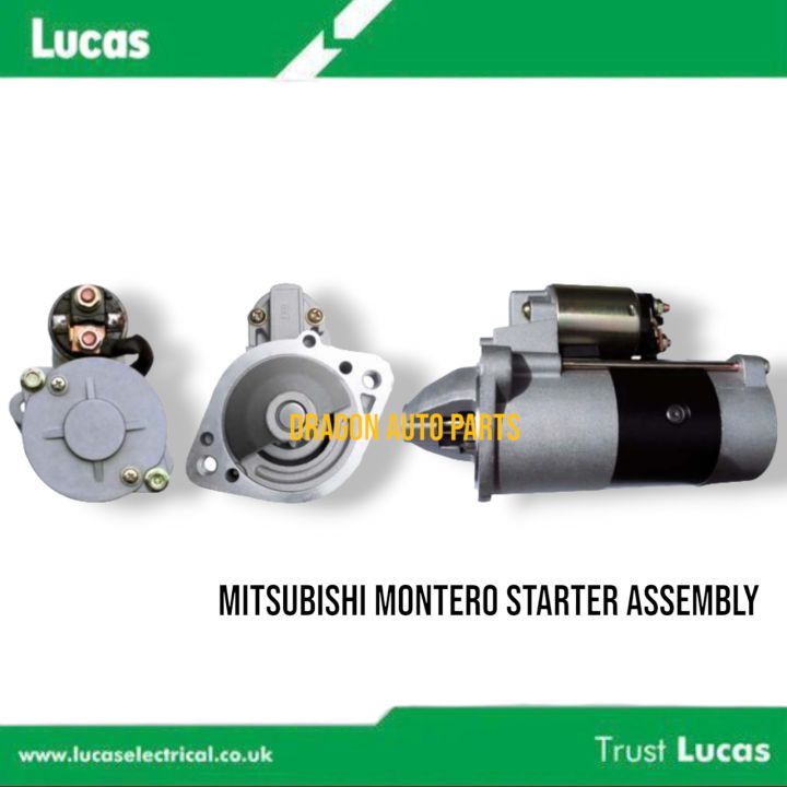 Lucas Starter Assembly For Mitsubishi L300 Adventure Montero 4D56