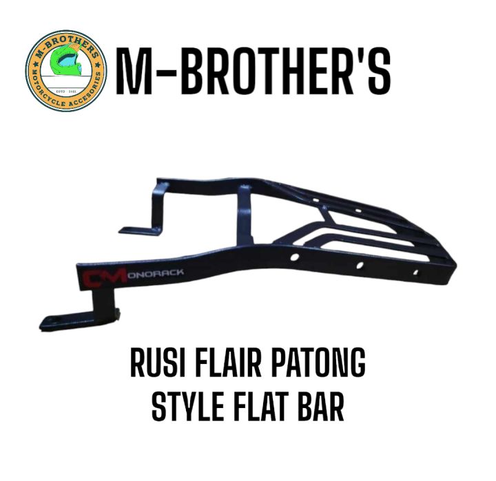 Rusi Flair Click Patong Style Flat Bar Monorack Lazada Ph