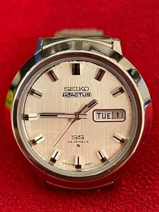 SEIKO 5 ACTUS SS 23 JEWELS CLA 6106 Lazada Co Th