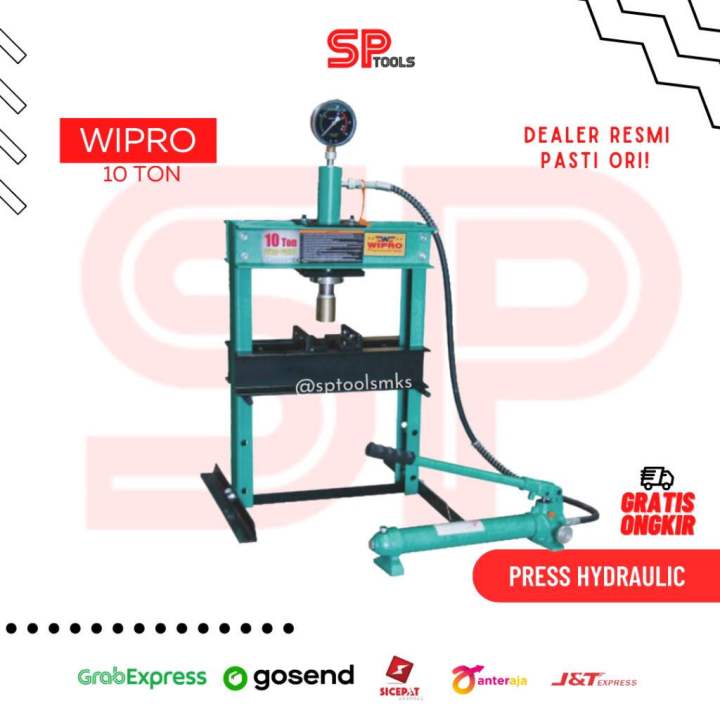 Mesin Press Hydraulic Alat Pres Hidrolik Kapasitas T Ton Wipro