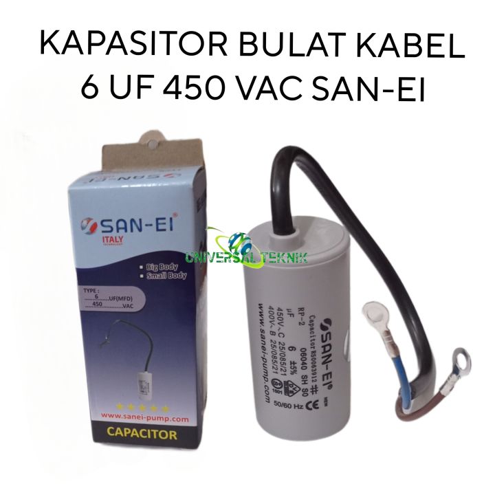 Kapasitor Bulat Kabel Uf Vac San Ei Lazada Indonesia