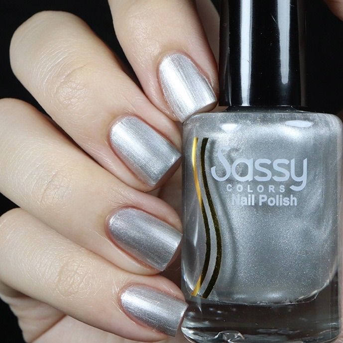 Silver Platinum Sassy Colors Nail Polish By Rosy Levres Lazada Ph