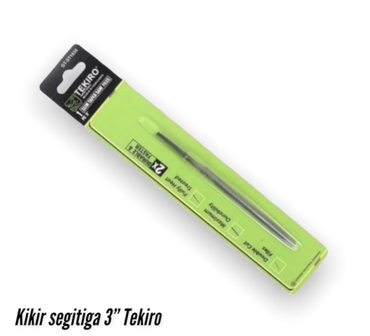 Kikir Segitiga Tekiro Slim Taper Saw Files Lazada Indonesia