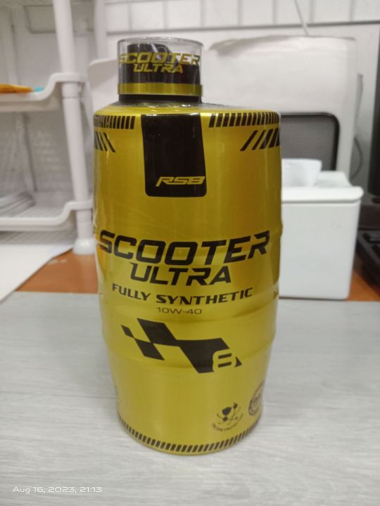 RS8 OIL SCOOTER ULTRA GOLD 800ML Fully Synthetic 10W 40 Lazada PH