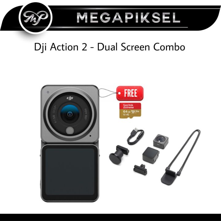 Dji Osmo Action Dual Screen Combo Lazada Indonesia