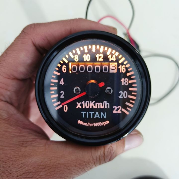 Spidometer Speedometer Spido Kilometer Km Bulat Universal Lazada