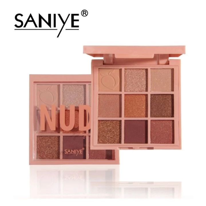 Saniye Nude Eyeshadow Palette Warna Lazada Indonesia