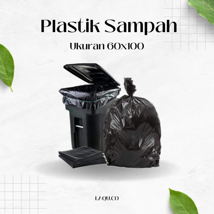 1pcs Plastik Sampah Besar Jumbo Sampah Ukuran 60 X 100 Cm 80x120 Cm