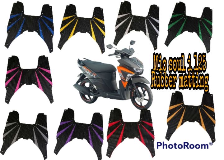 YAMAHA MIO SOUL I 125 Rubber Floor Matting Matting New Design Dual