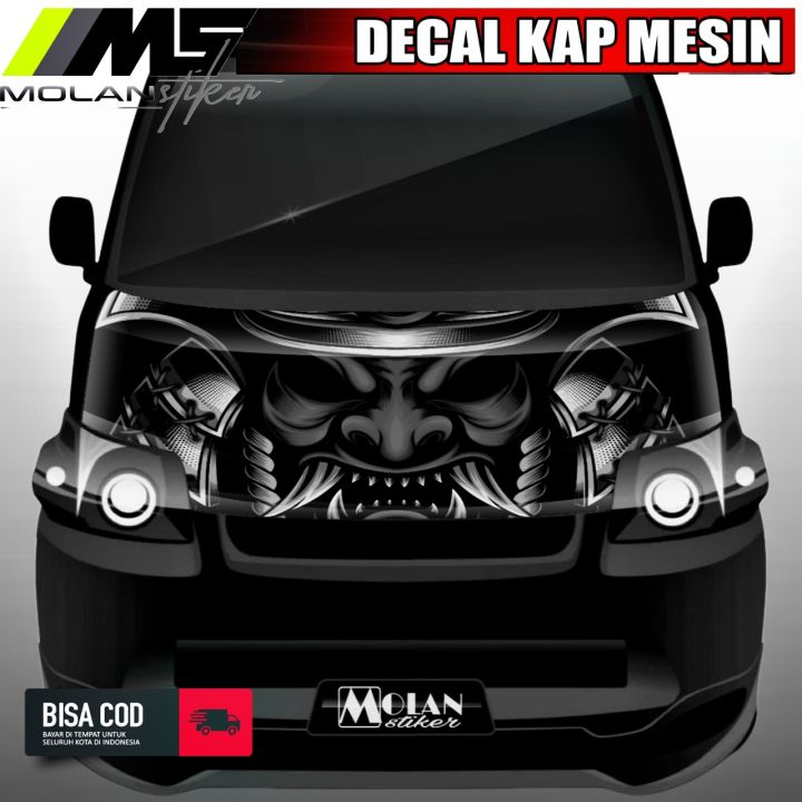 Decal Sticker Striping Variasi Kap Kabin Granmax Luxio Decal Kabin