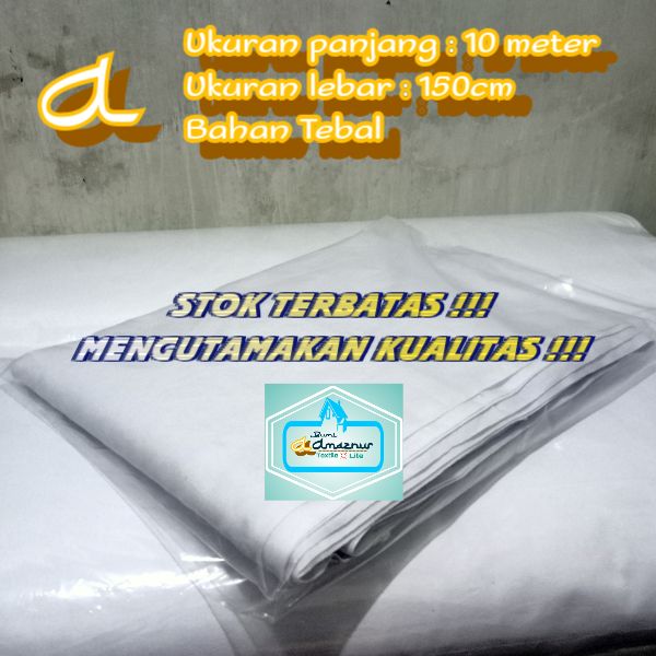 Kain Kafan Mori L Cm X Meter Tebal Lazada Indonesia