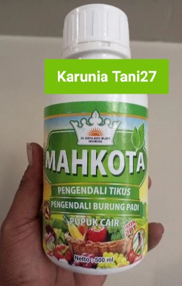 Pupuk Cair Mahkota Pengendali Hama Tikus Dan Burung Zpt Lazada