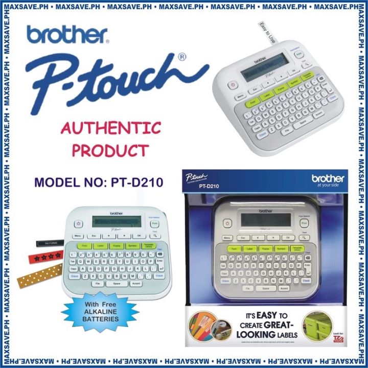 Brother P Touch Pt D Label Maker Label Printer Or Mm