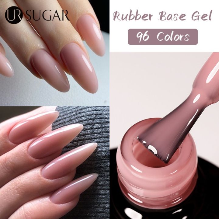 Ur Sugar Ml Nude Rubber In Base Gel Nail Uv Polish Milky Pink