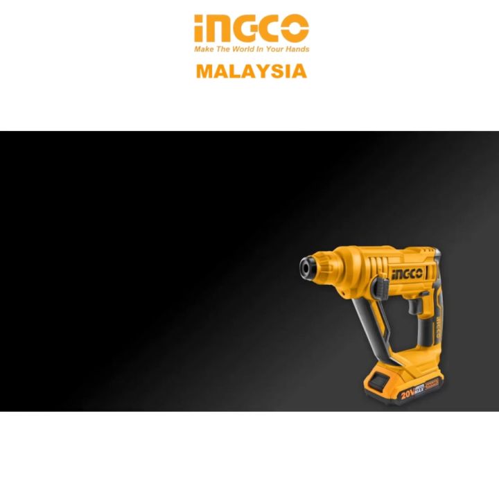 Ingco V Lithium Ion Cordless Professional Rotary Hammer Crhli