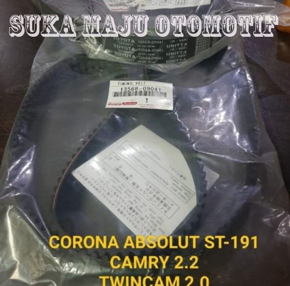 Timing Belt Sabuk Corona Absolute St191 Twincam 2 0cc Camry 2 2cc