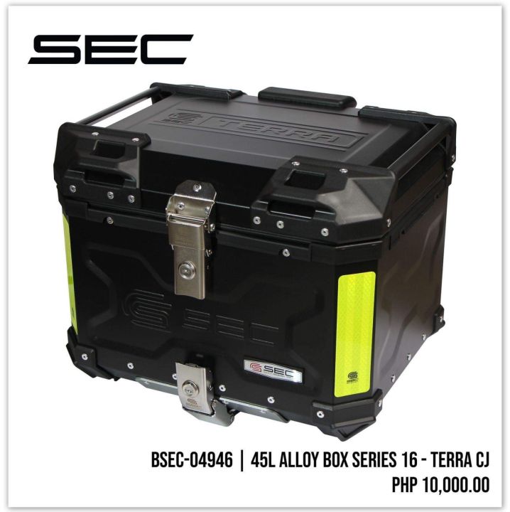 Sec Alloy Top Box Liters Terra Series Lazada Ph