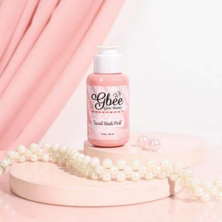 FACIAL WASH PINK GBEE GLOW BEAUTY ORIGINAL Lazada Indonesia