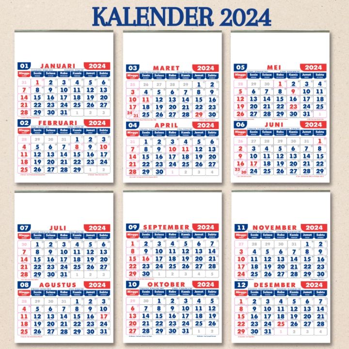 KALENDER 2024 NEW Lazada Indonesia