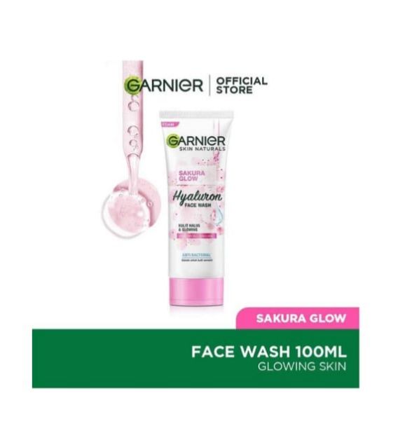 Garnier Sakura Glow Hyaluron Face Wash G Lazada Indonesia