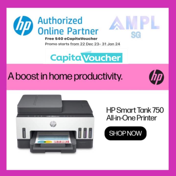 New Hp Smart Tank All In One Free Evoucher Print Duplex