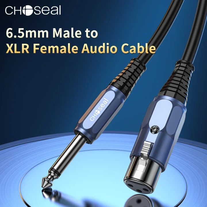 Choseal Xlr Female To Mm Inch Trs Stereo Jack Male M F Audio