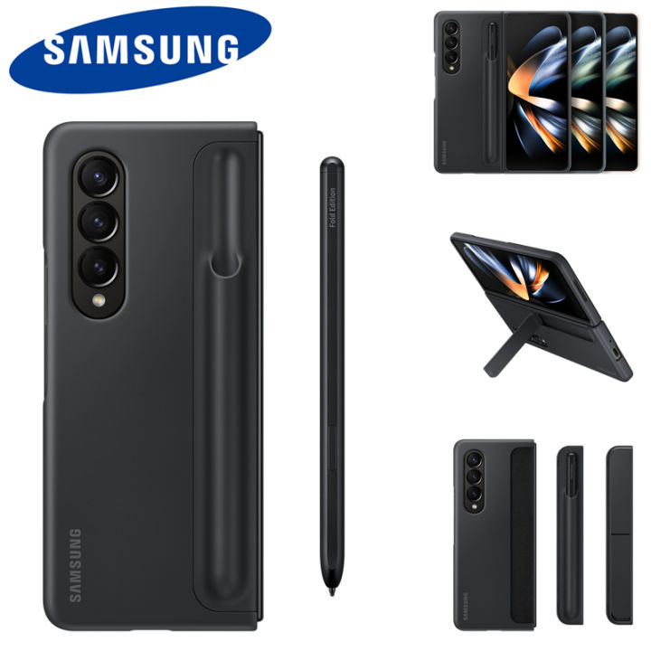 Original Samsung Z Fold G Silicone Standing Cover With S Pen Case For