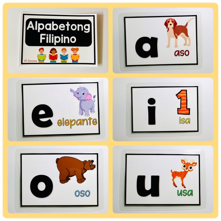 Alpabetong Filipino Abakada Flashcards Lazada Ph