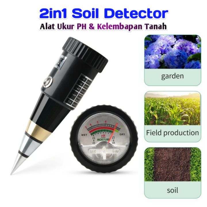 Alat Ukur Cek Ph Dan Kelembapan Tanah Pertanian Soil Detector Moist