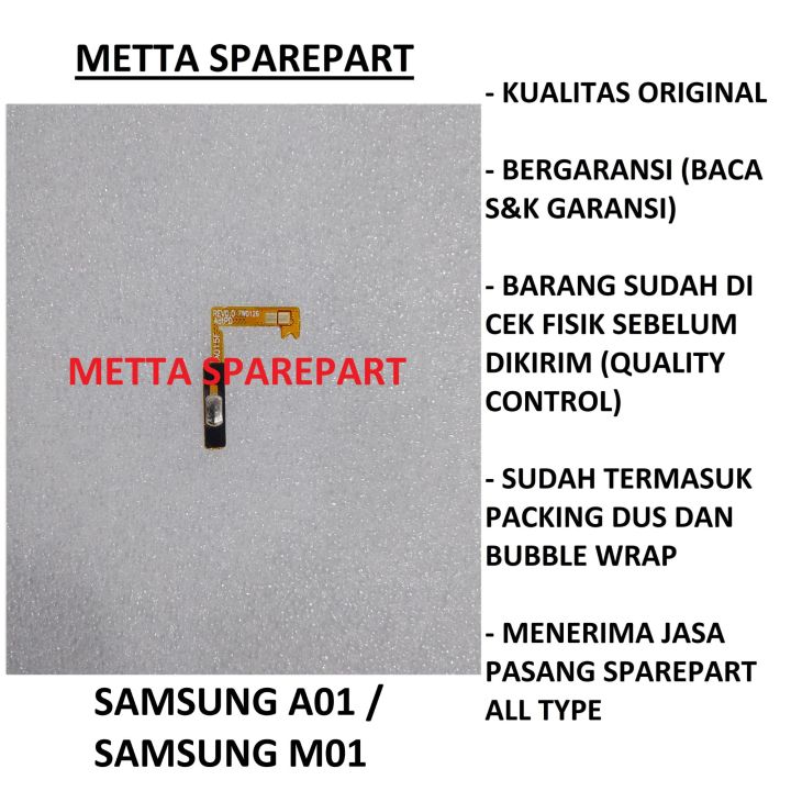 Original OEM Fleksibel On Off Samsung A01 M01 Lazada Indonesia