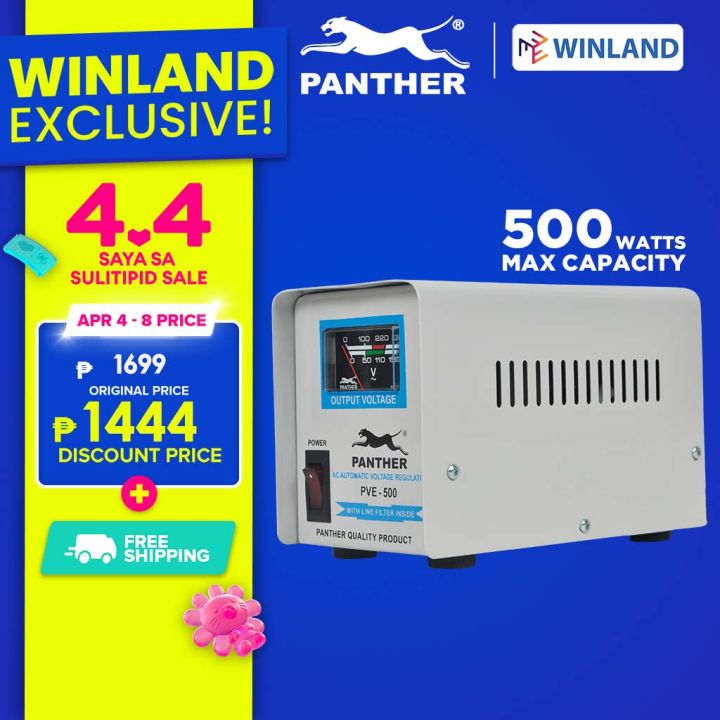 Panther By Winland PVE 500 AVR Relay Type 220V AC Output Automatic