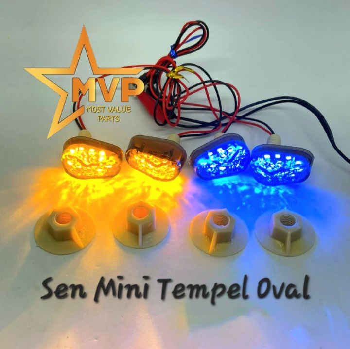 LAMPU SEN TEMPEL OVAL MINI SEIN LED UNIVERSAL SEN SEIN LED TEMPEL