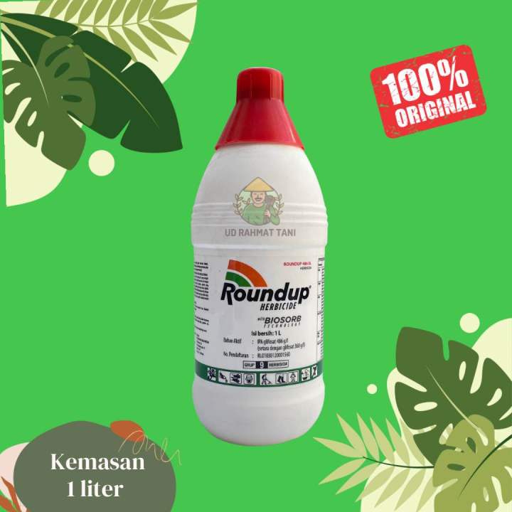 Roundup 1 Liter 486 SL Herbisida Sistemik Lazada Indonesia