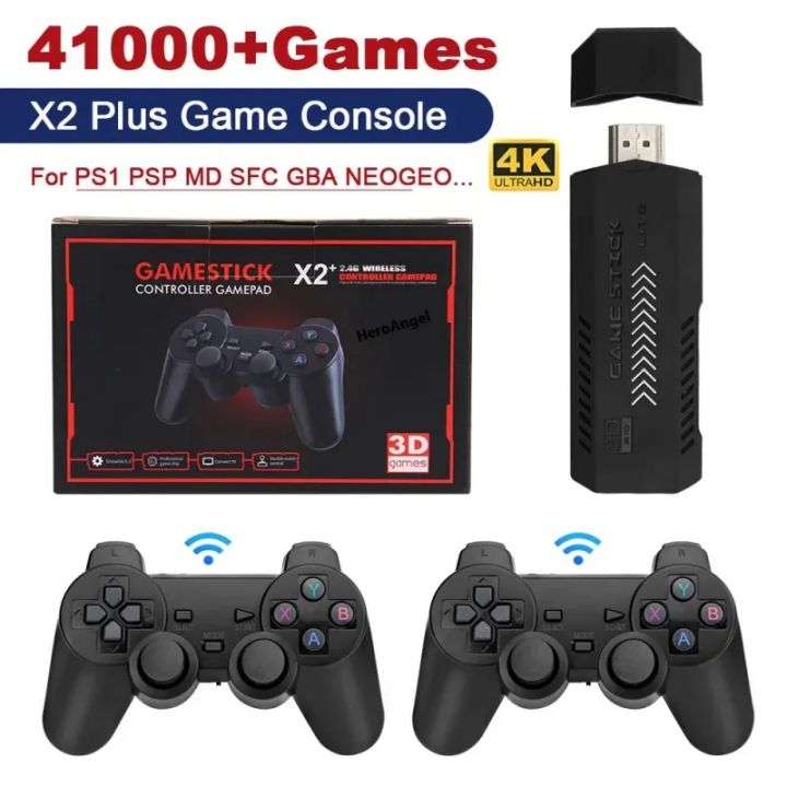 X Plus Gd Pro K Game Stick D Hd Retro Video Game Console Wireless