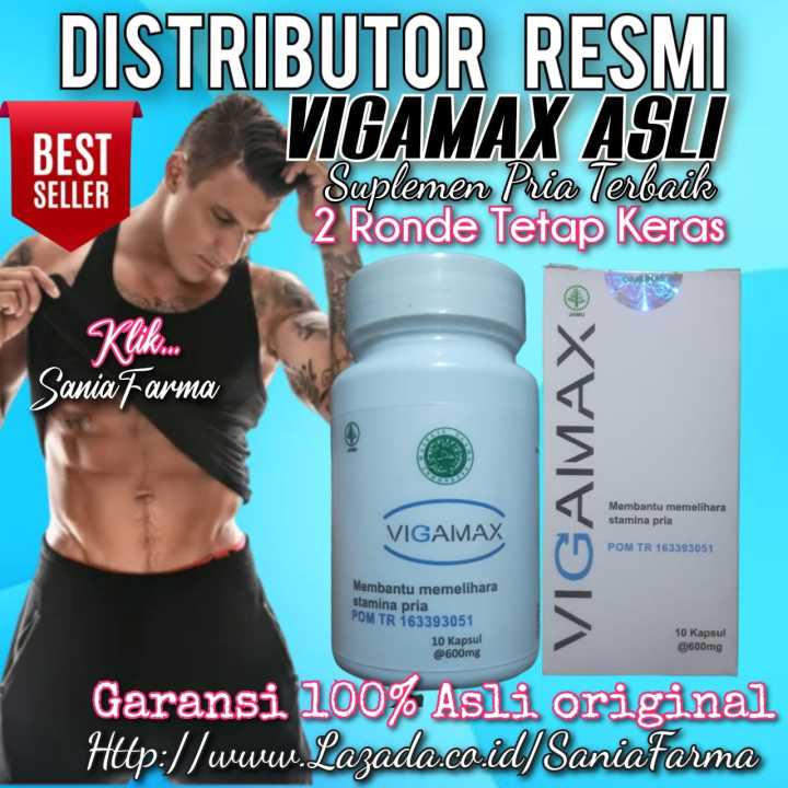 VIGAMAX ASLI ORIGINAL 100 Suplemen Multivitamin Obat Pria Terbaik