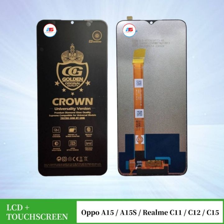 Lcd Touchscreen Oppo A15 A15S A16E A16K Realme C11 C12 C15