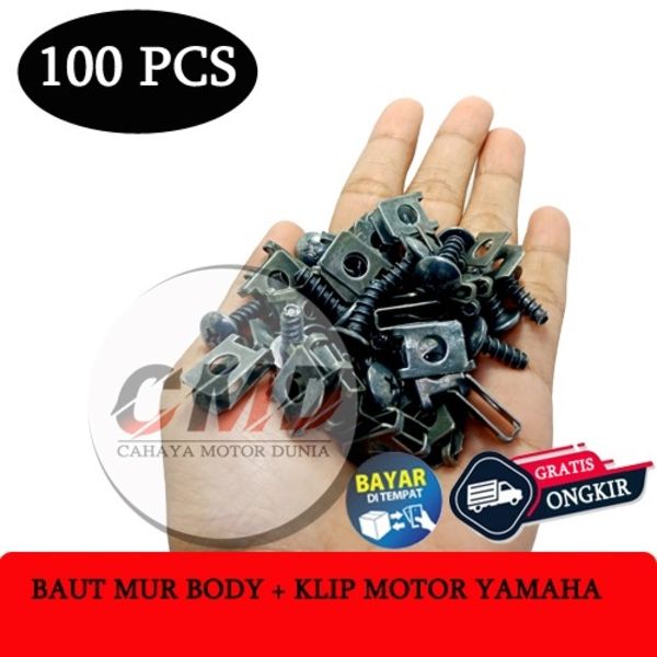 Paket Pcs Baut Klip Yamaha Baut Body Klip Yamaha Baud Body