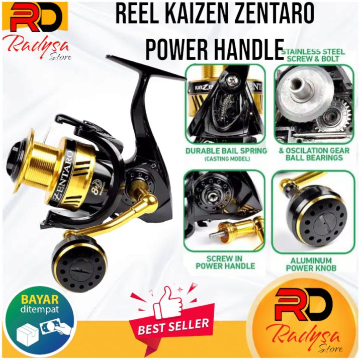 Reel Pancing Spinning Kaizen Zentaro Power Handle Design By Japan