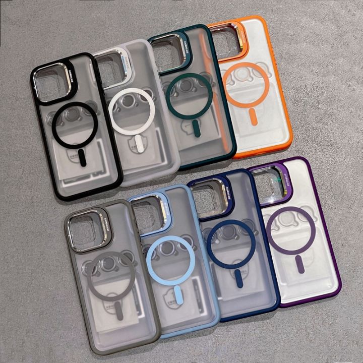 Free Same Color Metal Lens Films Crashstar Magsafe Matte Transparent