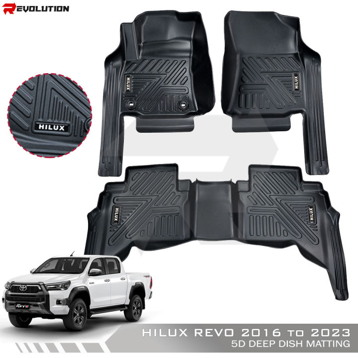 Toyota HILUX 2016 To 2024 OEM 5D Deep Dish Matting Fully Extended 3pcs