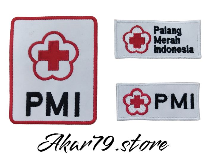 Bordir Badge Patch Emblem Logo Atribut Pmi Lazada Indonesia