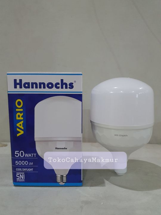 Lampu Led Bohlam Vario W Watt Hannochs Cooldaylight Lazada Indonesia