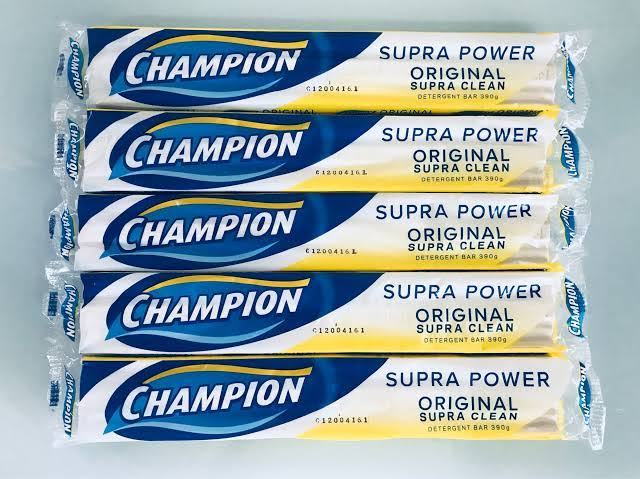 5pcs Champion Supra Power Detergent Bar Soap Original Lazada PH