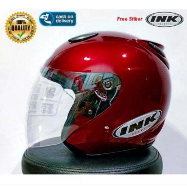 Helm Ink Centro Baru Termurah Busa Tebal Emboss Sni Terlaris Lazada