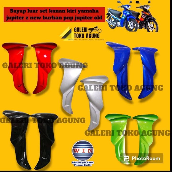 Sayap Luar Kepangan Body Depan Yamaha Jupiter Z New Burhan 2PH Hitam