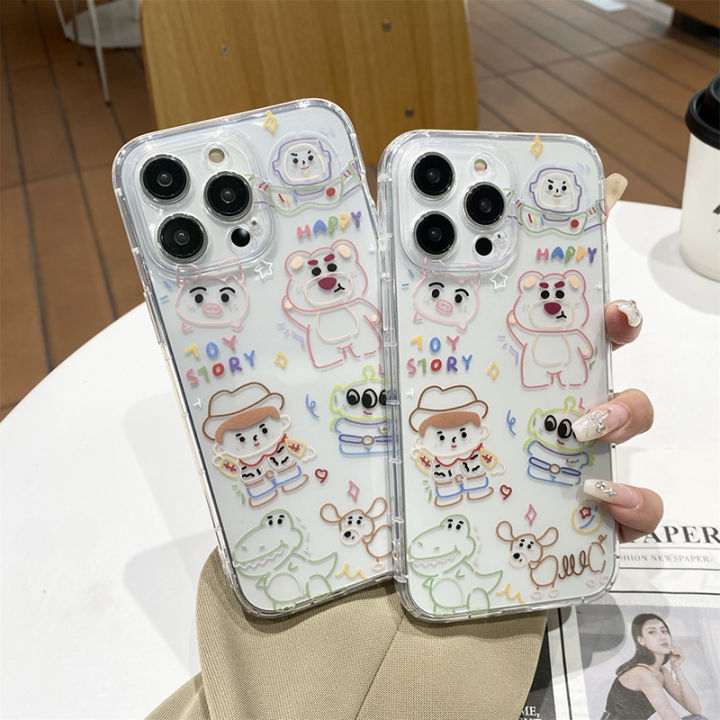 Case Oppo Realme C Beautiful Cute Doodle Cartoon Pattern Clear Soft