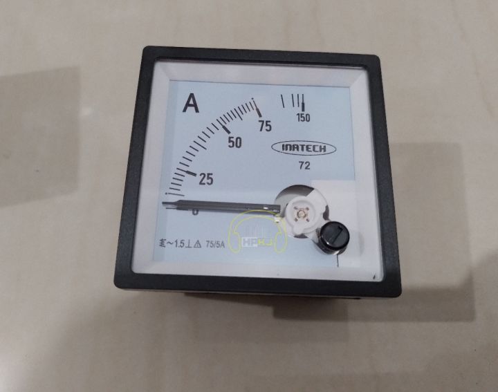 Panel Meter Inatech Amperemeter Analog Frequency Jarum Lazada Indonesia