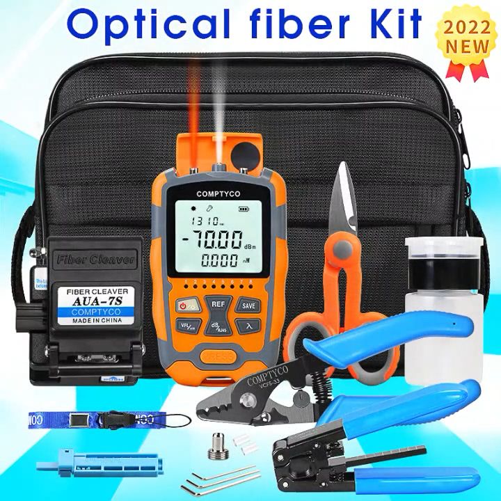 Ready Stockfiber Optic Ftth Tool Kit With Fc S Fiber Cleaver And