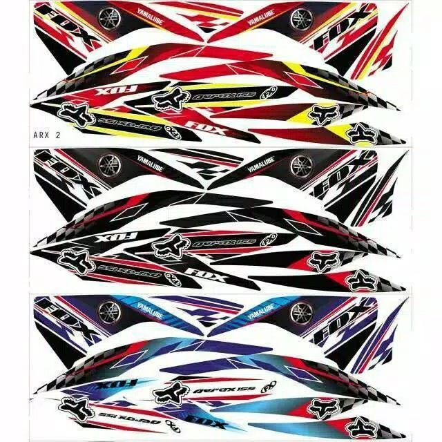 Striping Aerox Stiker Variasi Aerox Decal Yamaha Aerox Lazada Indonesia