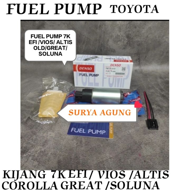 POMPA BENSIN FUEL PUMP ROTAK TOYOTA KIJANG 7K EFI VIOS ALTIS COROLLA